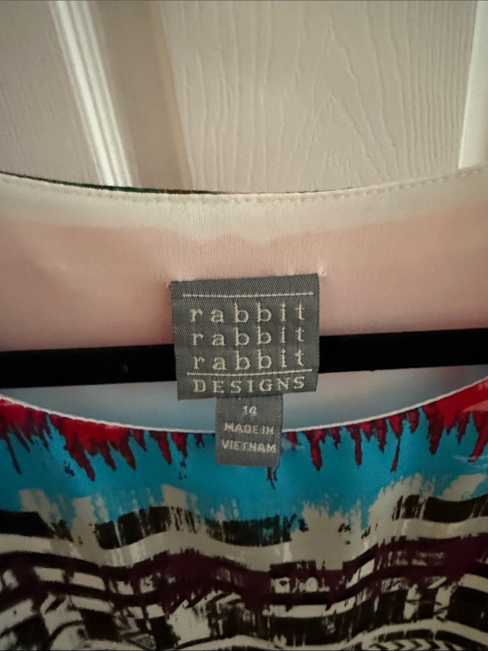 Rabbit Rabbit Rabbit Multicolor Striped Shift Dress - Picture 4 of 4